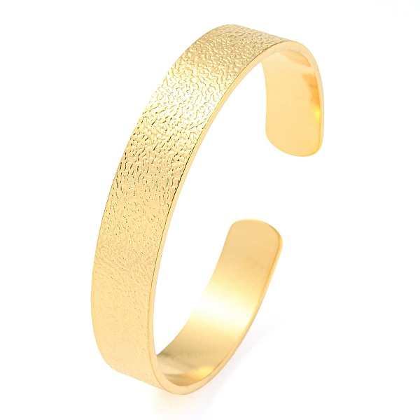 PandaHall 304 Stainless Steel Open Cuff Bangles, Golden, Inner Diameter: 2-1/4x2 inch(5.6x5.1cm) 304 Stainless Steel
PandaHall 304 Stainless Steel Open Cuff Bangles, Golden, Inner Diameter: 2-1/4x2 inch(5.6x5.1cm) 304 Stainless Steel