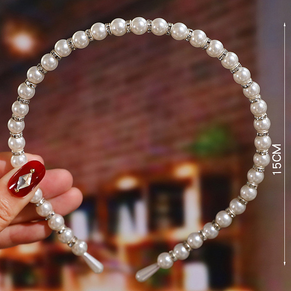 PandaHall Pearl Hair Bands, Bridal Hair Bands Party Wedding Hair Accessories for Women Girls, Platinum, 150mm Plastic
PandaHall Pearl Hair Bands, Bridal Hair Bands Party Wedding Hair Accessories for Women Girls, Platinum, 150mm Plastic