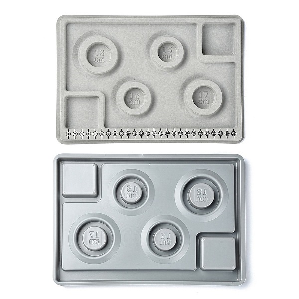 PandaHall Flocking PE Bead Design Boards, Bracelet Design Board, with Graduated Measurements, DIY Beading Jewelry Making Tray, Rectangle..., Gray
PandaHall Flocking PE Bead Design Boards, Bracelet Design Board, with Graduated Measurements, DIY Beading Jewelry Making Tray, Rectangle..., Gray