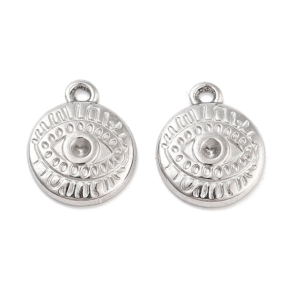 PandaHall 304 Stainless Steel Pendant Rhinestone Settings, Flat Round, Stainless Steel Color, 14.5x12x2.5mm, Hole: 1.5mm, Fit for 1.8mm...
PandaHall 304 Stainless Steel Pendant Rhinestone Settings, Flat Round, Stainless Steel Color, 14.5x12x2.5mm, Hole: 1.5mm, Fit for 1.8mm...