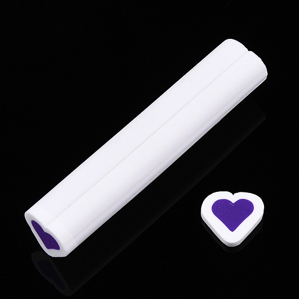 PandaHall Handmade Polymer Clay Nail Art Decoration, Fashion Nail Care, No Hole Tubes, Heart with Heart Pattern, Blue Violet...
PandaHall Handmade Polymer Clay Nail Art Decoration, Fashion Nail Care, No Hole Tubes, Heart with Heart Pattern, Blue Violet...