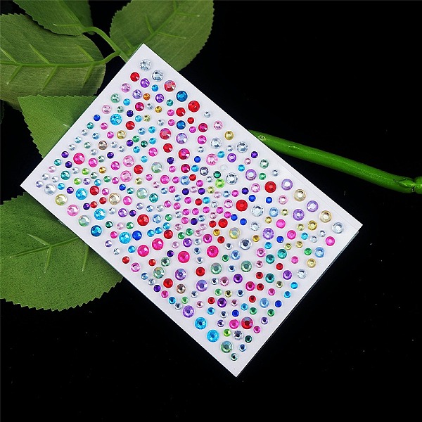 PandaHall Self Adhesive Acrylic Rhinestone Stickers, for DIY Scrapbooking and Craft Decoration, Round, Colorful, 30~50mm, 323pcs/sheet...
PandaHall Self Adhesive Acrylic Rhinestone Stickers, for DIY Scrapbooking and Craft Decoration, Round, Colorful, 30~50mm, 323pcs/sheet...