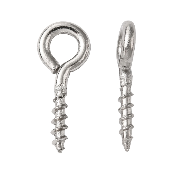 PandaHall 304 Stainless Steel Screw Eye Pin Peg Bails, For Half Drilled Beads, Stainless Steel Color, 10x4x1mm, Hole: 2mm, Pin: 1.4mm 304...
PandaHall 304 Stainless Steel Screw Eye Pin Peg Bails, For Half Drilled Beads, Stainless Steel Color, 10x4x1mm, Hole: 2mm, Pin: 1.4mm 304...