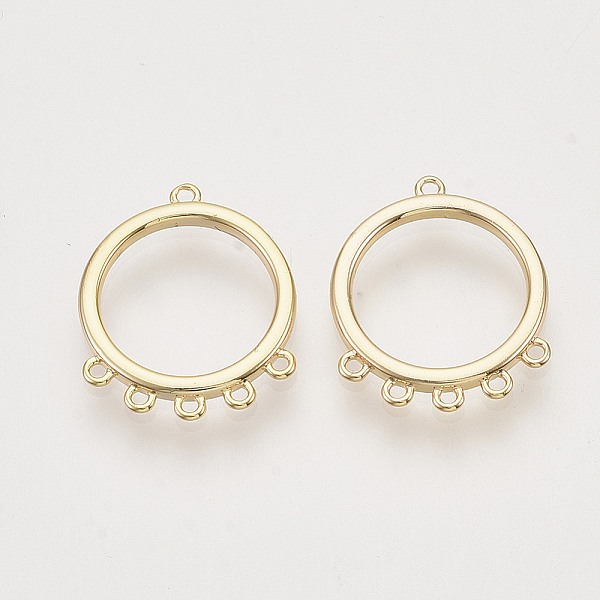 PandaHall Brass Chandelier Components Links, Nickel Free, Ring, Real 18K Gold Plated, 16x13x1.5mm, Hole: 0.9mm Brass Ring
PandaHall Brass Chandelier Components Links, Nickel Free, Ring, Real 18K Gold Plated, 16x13x1.5mm, Hole: 0.9mm Brass Ring