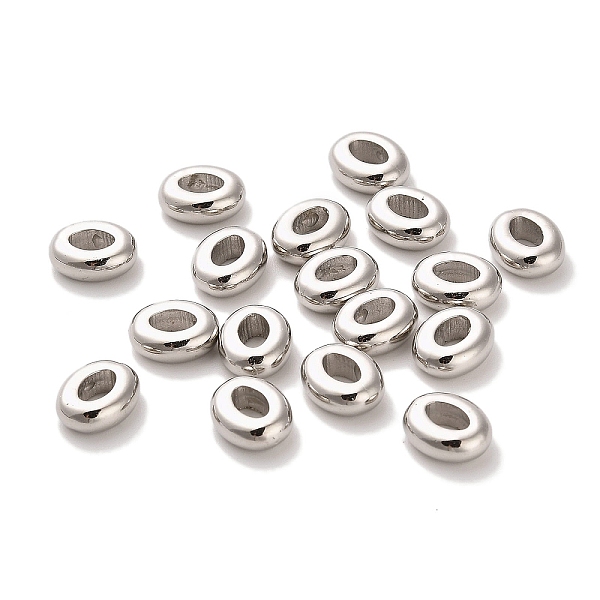 PandaHall CCB CCB Acrylic European Beads, Flat Oval, Platinum, 8.6x7x3.1mm, Hole: 4.3x2.8mm Acrylic Others
PandaHall CCB CCB Acrylic European Beads, Flat Oval, Platinum, 8.6x7x3.1mm, Hole: 4.3x2.8mm Acrylic Others