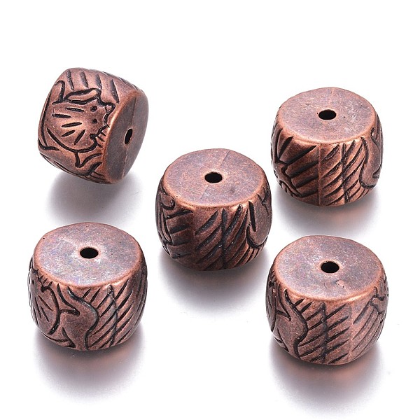 PandaHall CCB Plastic Beads, Drum Carved with Elephant Pattern, Red Copper, 25x18mm, Hole: 3.5mm Plastic Drum
PandaHall CCB Plastic Beads, Drum Carved with Elephant Pattern, Red Copper, 25x18mm, Hole: 3.5mm Plastic Drum