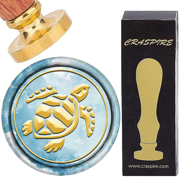 PandaHall CRASPIRE Turtle Wax Seal Stamp Retro Sea Animal Sealing Wax Stamp 25mm Removable Brass Head with Rosewood Handle for DIY...
PandaHall CRASPIRE Turtle Wax Seal Stamp Retro Sea Animal Sealing Wax Stamp 25mm Removable Brass Head with Rosewood Handle for DIY...