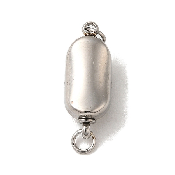 PandaHall 304 Stainless Steel Box Clasps, Stainless Steel Color, 7x17x6.5mm, Hole: 2.5mm 304 Stainless Steel
PandaHall 304 Stainless Steel Box Clasps, Stainless Steel Color, 7x17x6.5mm, Hole: 2.5mm 304 Stainless Steel