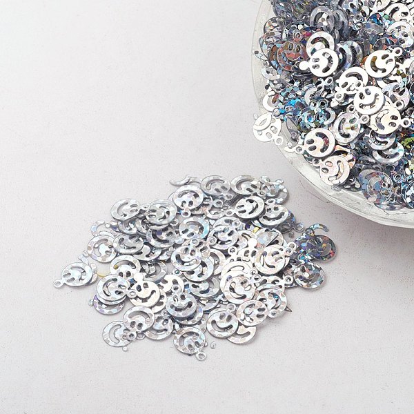 PandaHall Ornament Accessories Plastic Paillette/Sequins Beads, Smiling Face, Silver, 8x6x0.1mm, Hole: 0.8mm Plastic Others Silver
PandaHall Ornament Accessories Plastic Paillette/Sequins Beads, Smiling Face, Silver, 8x6x0.1mm, Hole: 0.8mm Plastic Others Silver