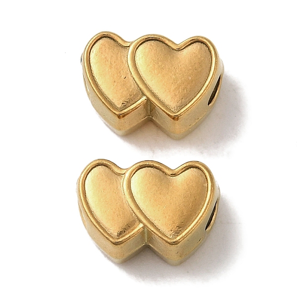 PandaHall Ion Plating(IP) 304 Stainless Steel Beads, Heart, Golden, 8x12x6mm, Hole: 2.4mm 304 Stainless Steel Heart
PandaHall Ion Plating(IP) 304 Stainless Steel Beads, Heart, Golden, 8x12x6mm, Hole: 2.4mm 304 Stainless Steel Heart