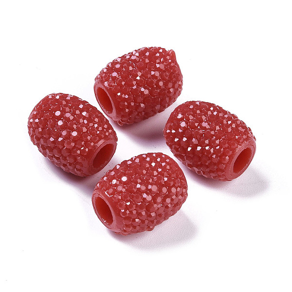 PandaHall Opaque Resin European Jelly Colored Beads, Large Hole Barrel Beads, Bucket Shaped, Dark Red, 15x12.5mm, Hole: 5mm Resin Barrel
PandaHall Opaque Resin European Jelly Colored Beads, Large Hole Barrel Beads, Bucket Shaped, Dark Red, 15x12.5mm, Hole: 5mm Resin Barrel