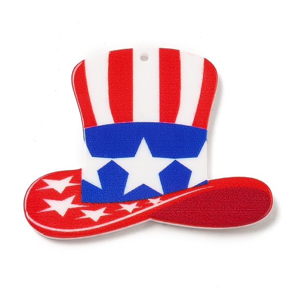 PandaHall Independence Day Opaque Acrylic Pendants, Hat, 37x45x2mm, Hole: 1.6mm Acrylic Hat
PandaHall Independence Day Opaque Acrylic Pendants, Hat, 37x45x2mm, Hole: 1.6mm Acrylic Hat