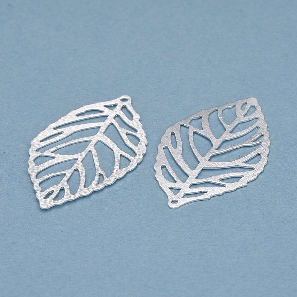 PandaHall Brass Pendants, Long-Lasting Plated, Leaf, 925 Sterling Silver Plated, 35x20x0.5mm, Hole: 1mm Brass Leaf
PandaHall Brass Pendants, Long-Lasting Plated, Leaf, 925 Sterling Silver Plated, 35x20x0.5mm, Hole: 1mm Brass Leaf