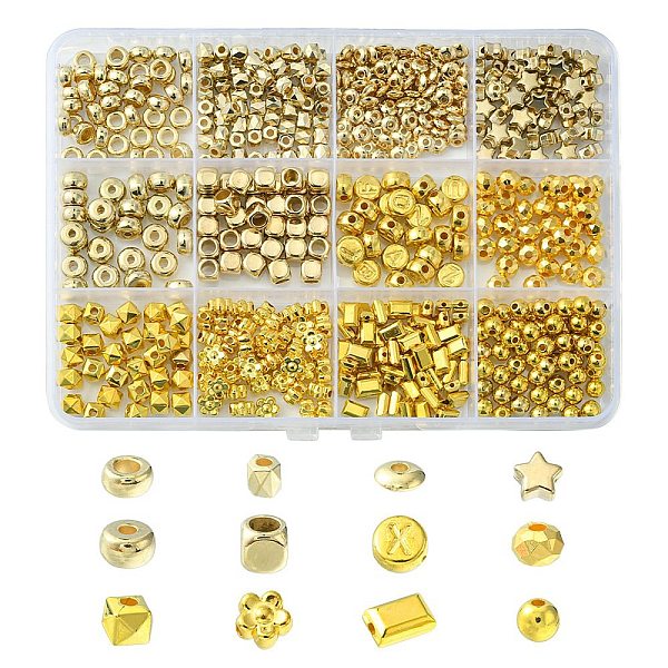 PandaHall CCB Plastic Round Beads, Mixed Shapes, Golden, 5~7x3.5~7x2.5~5mm, Hole: 1~3.5mm, 585pcs/box Plastic Mixed Shapes
PandaHall CCB Plastic Round Beads, Mixed Shapes, Golden, 5~7x3.5~7x2.5~5mm, Hole: 1~3.5mm, 585pcs/box Plastic Mixed Shapes