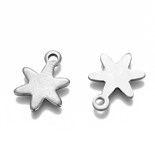 PandaHall 304 Stainless Steel Pendants, Star, Platinum, 14x10x1mm, Hole: 1.5mm 304 Stainless Steel Star
PandaHall 304 Stainless Steel Pendants, Star, Platinum, 14x10x1mm, Hole: 1.5mm 304 Stainless Steel Star