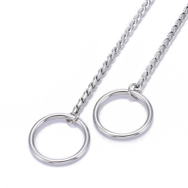 PandaHall 304 Stainless Steel Dog Choke Chain Collar, Snake Chain Collar Choker, for Training Walking, Stainless Steel Color, 22.2 inch...
PandaHall 304 Stainless Steel Dog Choke Chain Collar, Snake Chain Collar Choker, for Training Walking, Stainless Steel Color, 22.2 inch...