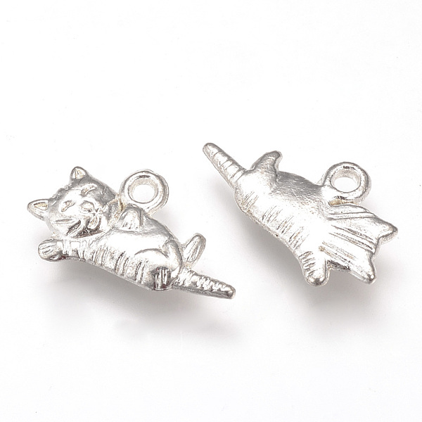 PandaHall Tibetan Style Alloy Pendants, Cat, Lead Free & Cadmium Free & Nickel Free, Antique Silver, 19x13x2.5mm, Hole: 1.5mm, about...
PandaHall Tibetan Style Alloy Pendants, Cat, Lead Free & Cadmium Free & Nickel Free, Antique Silver, 19x13x2.5mm, Hole: 1.5mm, about...