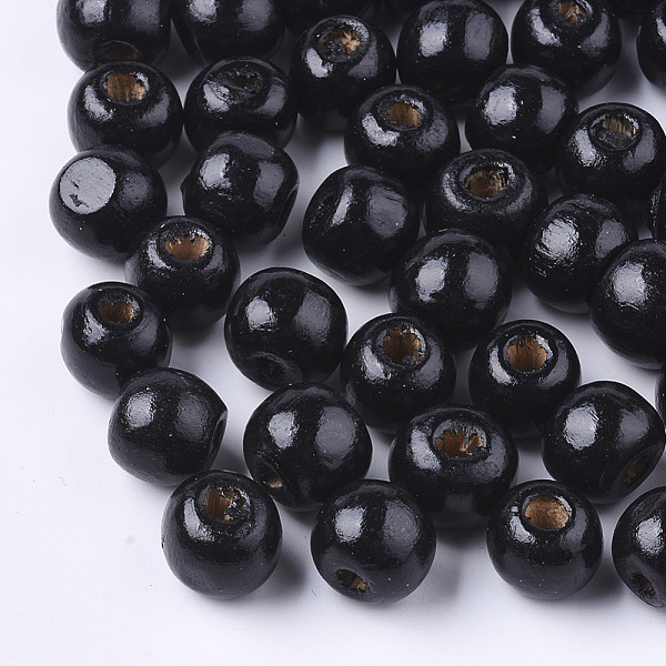 PandaHall Dyed Natural Wood Beads, Round, Lead Free, Black, 16x15mm, Hole: 4mm, about 800pcs/1000g Maple Wood Round Black
PandaHall Dyed Natural Wood Beads, Round, Lead Free, Black, 16x15mm, Hole: 4mm, about 800pcs/1000g Maple Wood Round Black