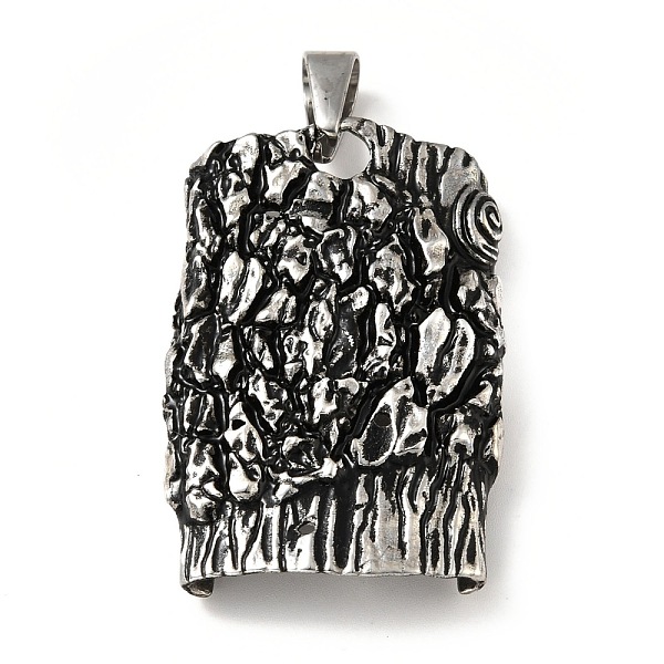 PandaHall Vacuum Plating 304 Stainless Steel Big Pendants, Textured, Rectangle, Antique Silver, 51x33x8.5mm, Hole: 11x5.5mm 304 Stainless...
PandaHall Vacuum Plating 304 Stainless Steel Big Pendants, Textured, Rectangle, Antique Silver, 51x33x8.5mm, Hole: 11x5.5mm 304 Stainless...