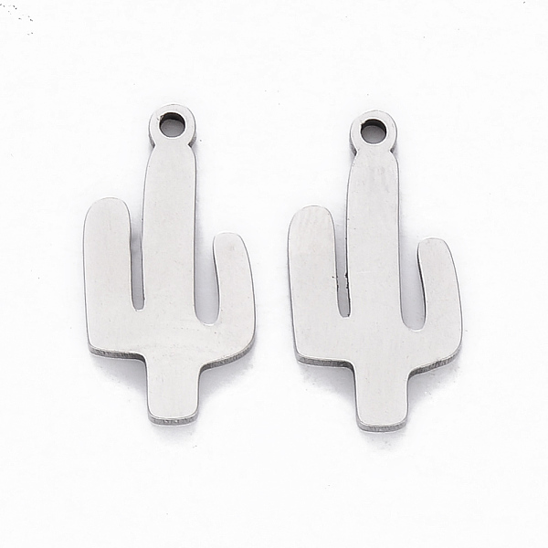 PandaHall 201 Stainless Steel Pendants, Laser Cut, Cactus, Stainless Steel Color, 16x7.5x1mm, Hole: 1.2mm 201 Stainless Steel Others
PandaHall 201 Stainless Steel Pendants, Laser Cut, Cactus, Stainless Steel Color, 16x7.5x1mm, Hole: 1.2mm 201 Stainless Steel Others