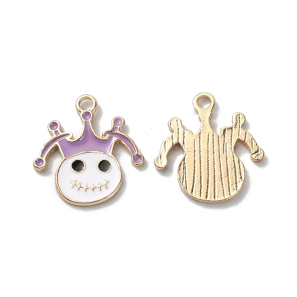 PandaHall Halloween Rack Plating Alloy Enamel Pendants, Light Gold, Ghost Face with Crown Charm, Thistle, 22x20x1.5mm, Hole: 2.5mm..., White
PandaHall Halloween Rack Plating Alloy Enamel Pendants, Light Gold, Ghost Face with Crown Charm, Thistle, 22x20x1.5mm, Hole: 2.5mm..., White