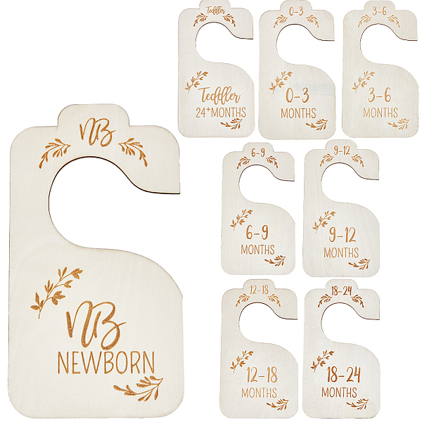 PandaHall CRASPIRE 1 Set Wooden Closet Divider, Hanging Organizer Signs, PapayaWhip, 178x96x2mm, Inner Diameter: 50mm, 8pcs/set Wood Orange
PandaHall CRASPIRE 1 Set Wooden Closet Divider, Hanging Organizer Signs, PapayaWhip, 178x96x2mm, Inner Diameter: 50mm, 8pcs/set Wood Orange