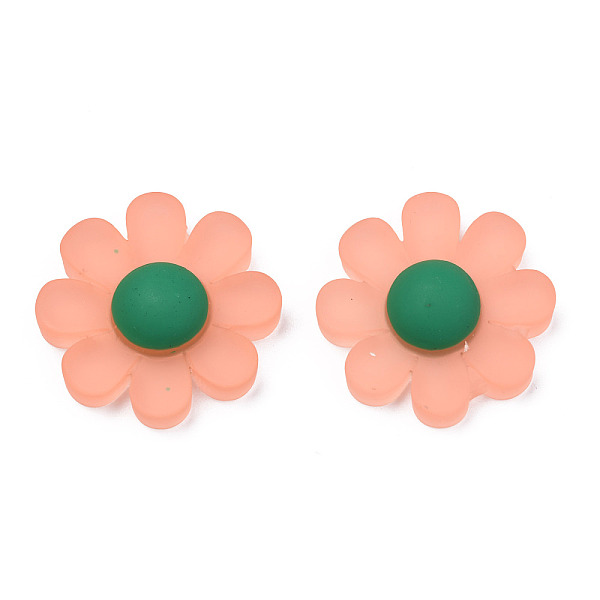 PandaHall Resin Frosted Cabochons, DIY for Earrings & Bobby Pin Accessories, Flower, Dark Orange, 23x23mm Resin Flower
PandaHall Resin Frosted Cabochons, DIY for Earrings & Bobby Pin Accessories, Flower, Dark Orange, 23x23mm Resin Flower