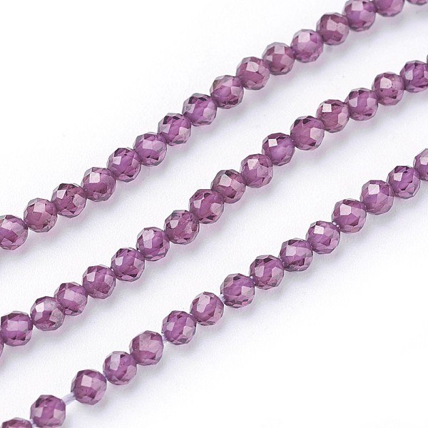 PandaHall Natural Garnet Beads Strands, Faceted, Round, 2~2.5mm, Hole: 0.5mm, about 180~200pcs/strand, 14.5~16.1 inch(37~41cm) Garnet Round..., Purple
PandaHall Natural Garnet Beads Strands, Faceted, Round, 2~2.5mm, Hole: 0.5mm, about 180~200pcs/strand, 14.5~16.1 inch(37~41cm) Garnet Round..., Purple