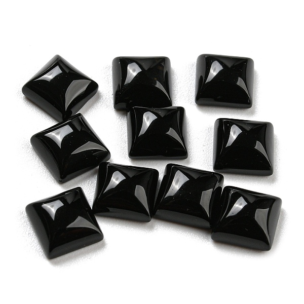 PandaHall Natural Black Onyx Cabochons, Dyed & Heated, Square, 6x6x3mm Black Onyx Square
PandaHall Natural Black Onyx Cabochons, Dyed & Heated, Square, 6x6x3mm Black Onyx Square
