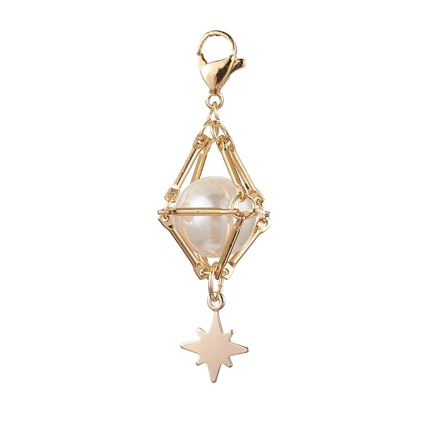 PandaHall Brass Shell Pearl Pendant Decorations, Diamond with Star, Golden, 52mm Pearl Diamond
PandaHall Brass Shell Pearl Pendant Decorations, Diamond with Star, Golden, 52mm Pearl Diamond