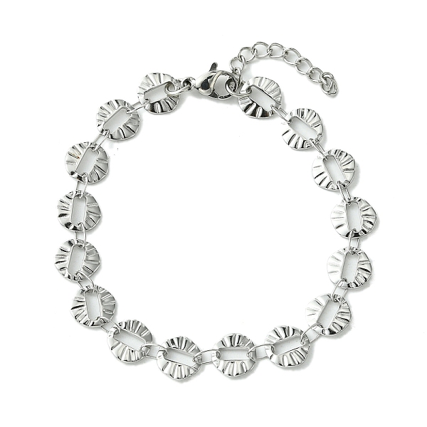 PandaHall 304 Stainless Steel Round Link Bracelets for Women, Stainless Steel Color, 7 inch(17.9cm) 304 Stainless Steel
PandaHall 304 Stainless Steel Round Link Bracelets for Women, Stainless Steel Color, 7 inch(17.9cm) 304 Stainless Steel