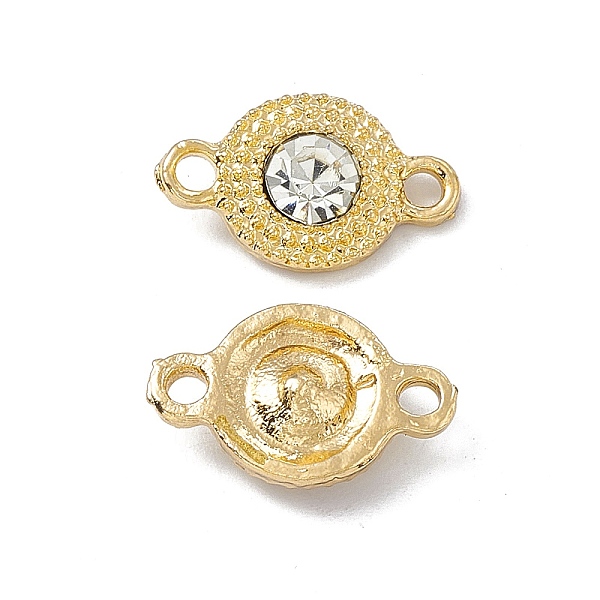 PandaHall Alloy Crystal Rhinestone Connector Charms, Flat Round Links, Golden, 9.5x15.5x5mm, Hole: 1.8mm Alloy+Rhinestone Flat Round Clear
PandaHall Alloy Crystal Rhinestone Connector Charms, Flat Round Links, Golden, 9.5x15.5x5mm, Hole: 1.8mm Alloy+Rhinestone Flat Round Clear