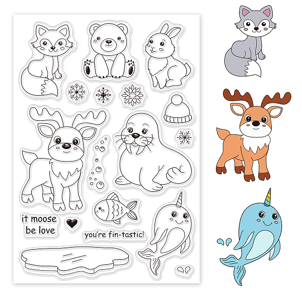 PandaHall PVC Plastic Stamps, for DIY Scrapbooking, Photo Album Decorative, Cards Making, Stamp Sheets, Animal Pattern, 16x11x0.3cm Plastic...
PandaHall PVC Plastic Stamps, for DIY Scrapbooking, Photo Album Decorative, Cards Making, Stamp Sheets, Animal Pattern, 16x11x0.3cm Plastic...