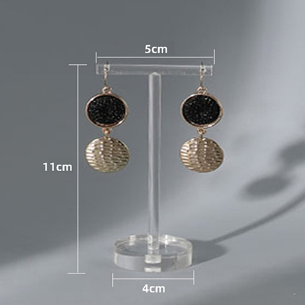 PandaHall T Shaped Acrylic Earring Display Stand, Jewelry Displays Rack, Jewelry Tree Stand, with Holes and Flat Round Pedestal, Clear...
PandaHall T Shaped Acrylic Earring Display Stand, Jewelry Displays Rack, Jewelry Tree Stand, with Holes and Flat Round Pedestal, Clear...