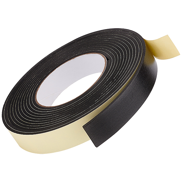 PandaHall EVA Foam Adhesive Tapes, Anti-Collision Sponge Tapes, Black, 2.5x0.3cm, about 5m/roll Foam Black
PandaHall EVA Foam Adhesive Tapes, Anti-Collision Sponge Tapes, Black, 2.5x0.3cm, about 5m/roll Foam Black