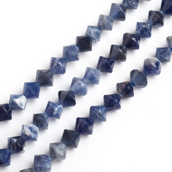 PandaHall Natural Sodalite Beads Strands, Bicone, 3.9~4x4mm, Hole: 0.8mm, about 99pcs/strand, 15.16 inch(38.5cm) Sodalite Bicone
PandaHall Natural Sodalite Beads Strands, Bicone, 3.9~4x4mm, Hole: 0.8mm, about 99pcs/strand, 15.16 inch(38.5cm) Sodalite Bicone