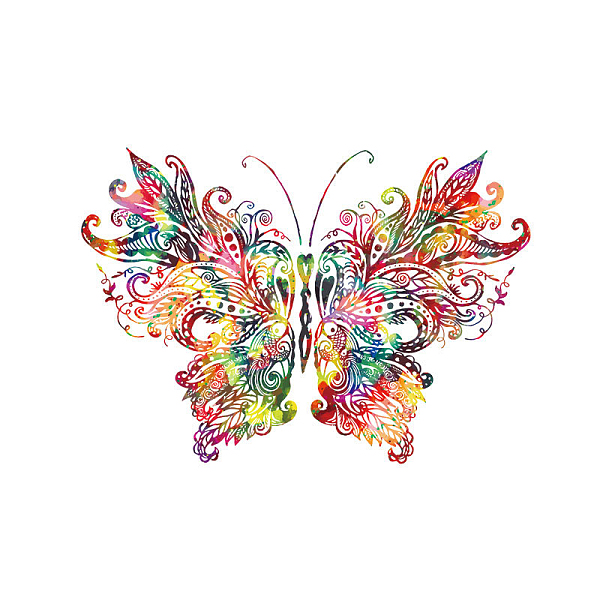 PandaHall PET Butterfly Heat Transfer Film Logo Stickers Set, for DIY T-Shirt, Bags, Hats, Jackets, Colorful, 250x250mm Plastic Butterfly
PandaHall PET Butterfly Heat Transfer Film Logo Stickers Set, for DIY T-Shirt, Bags, Hats, Jackets, Colorful, 250x250mm Plastic Butterfly