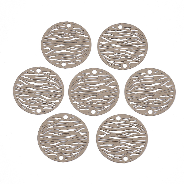 PandaHall 430 Stainless Steel Links connectors, Spray Painted, Etched Metal Embellishments, Flat Round, Tan, 20x0.5mm, Hole: 1.8mm 430..., Orange
PandaHall 430 Stainless Steel Links connectors, Spray Painted, Etched Metal Embellishments, Flat Round, Tan, 20x0.5mm, Hole: 1.8mm 430..., Orange