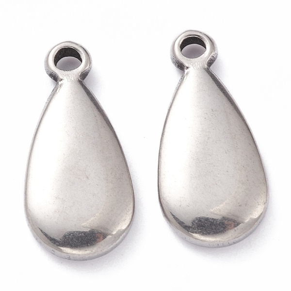 PandaHall 201 Stainless Steel Pendants, Teardrop, Stainless Steel Color, 19x9x3mm, Hole: 1.6mm 201 Stainless Steel Teardrop
PandaHall 201 Stainless Steel Pendants, Teardrop, Stainless Steel Color, 19x9x3mm, Hole: 1.6mm 201 Stainless Steel Teardrop