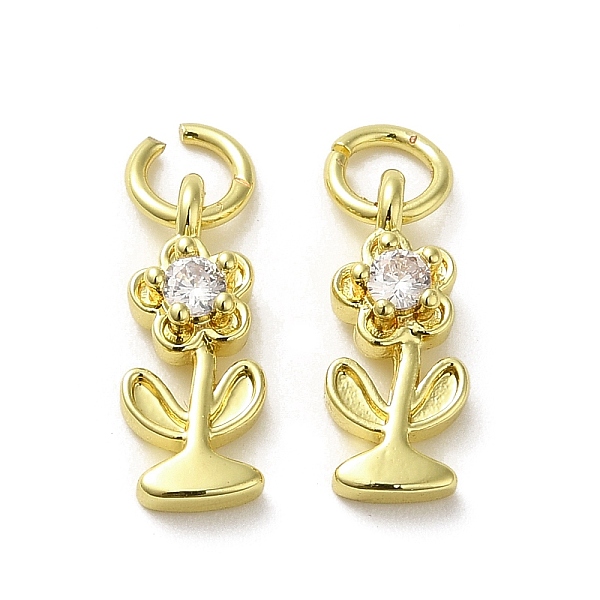 PandaHall Rack Plating Brass Micro Pave Clear Cubic Zirconia Pendants, with Jump Ring, Long-Lasting Plated, Lead Free & Cadmium Free, Flower...
PandaHall Rack Plating Brass Micro Pave Clear Cubic Zirconia Pendants, with Jump Ring, Long-Lasting Plated, Lead Free & Cadmium Free, Flower...