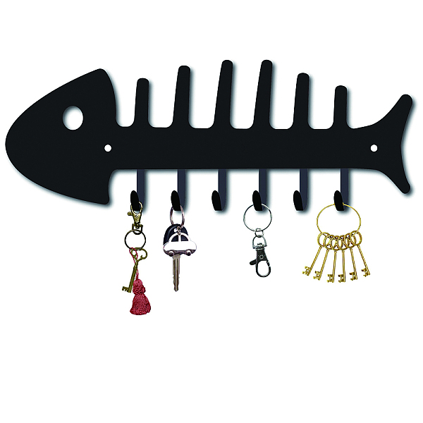 PandaHall CREATCABIN Hook Hanger Wall Key Holder Metal Decorative Mounted Coat Hanger with Fish Bone Shape Design Organizer Rack with 6...
PandaHall CREATCABIN Hook Hanger Wall Key Holder Metal Decorative Mounted Coat Hanger with Fish Bone Shape Design Organizer Rack with 6...
