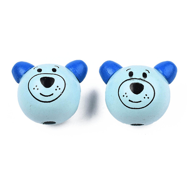 PandaHall Natural Wooden Beads, Bear, Light Cyan, 27x26.5~28x23.5~25.5mm, Hole: 5mm Wood Bear
PandaHall Natural Wooden Beads, Bear, Light Cyan, 27x26.5~28x23.5~25.5mm, Hole: 5mm Wood Bear