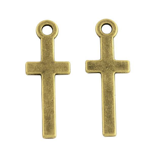 PandaHall Tibetan Style Alloy Cross Pendants, Cadmium Free & Nickel Free & Lead Free, Antique Bronze, 30x11x1.5mm, Hole: 2.5mm Alloy Cross
PandaHall Tibetan Style Alloy Cross Pendants, Cadmium Free & Nickel Free & Lead Free, Antique Bronze, 30x11x1.5mm, Hole: 2.5mm Alloy Cross