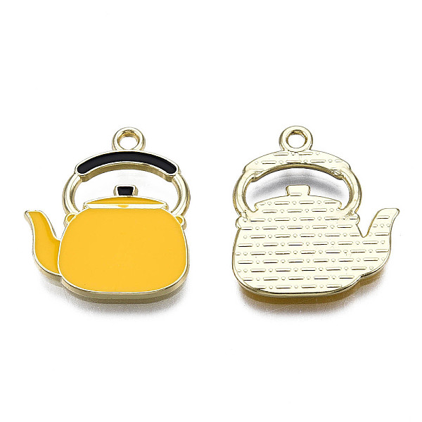 PandaHall Alloy Enamel Pendants, Cadmium Free & Lead Free, Light Gold, Kettle, Gold, 20.5x18x1.5mm, Hole: 1.6mm Alloy+Enamel Tableware Gold
PandaHall Alloy Enamel Pendants, Cadmium Free & Lead Free, Light Gold, Kettle, Gold, 20.5x18x1.5mm, Hole: 1.6mm Alloy+Enamel Tableware Gold