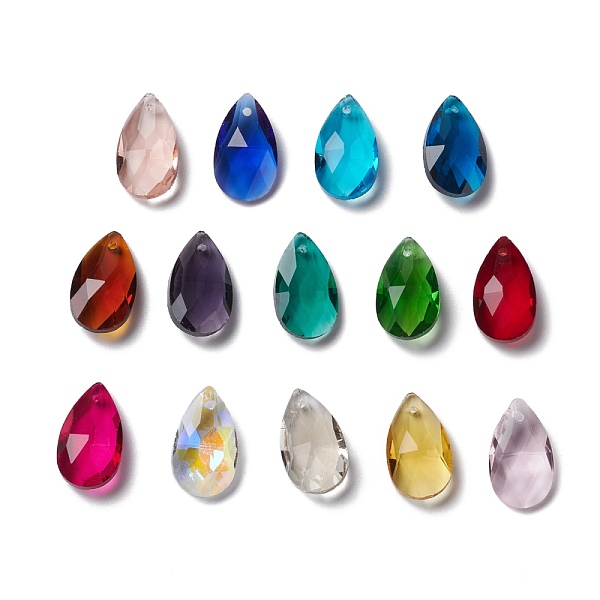 PandaHall Glass Pendants, Crystal Suncatcher, Faceted, teardrop, Mixed Color, Size: about 13mm wide, 22mm long, 8mm thick, hole: 0.8mm Glass..., Multicolor
PandaHall Glass Pendants, Crystal Suncatcher, Faceted, teardrop, Mixed Color, Size: about 13mm wide, 22mm long, 8mm thick, hole: 0.8mm Glass..., Multicolor