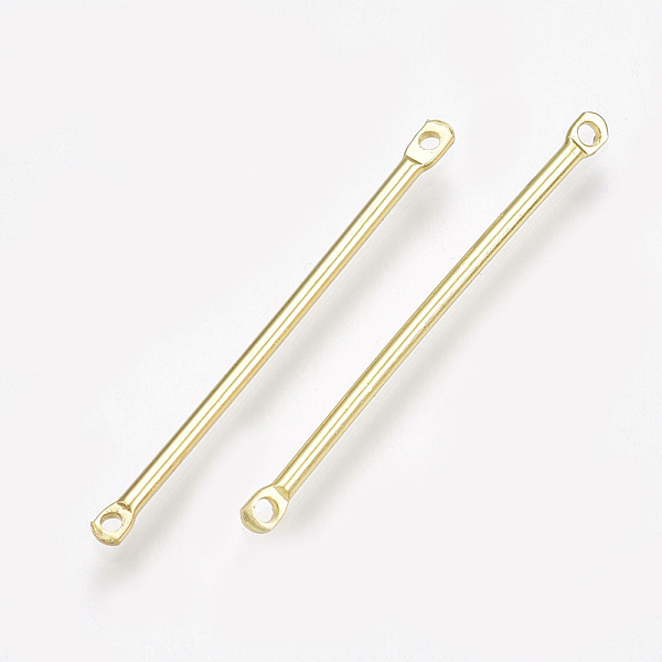 PandaHall Brass Links connectors, Real 18K Gold Plated, 30x2x1.5mm, Hole: 1mm Brass Bag
PandaHall Brass Links connectors, Real 18K Gold Plated, 30x2x1.5mm, Hole: 1mm Brass Bag