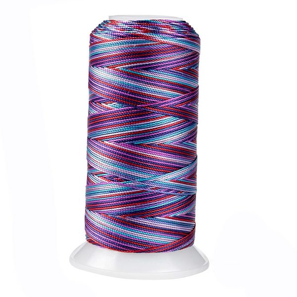 PandaHall Segment Dyed Round Polyester Sewing Thread, for Hand & Machine Sewing, Tassel Embroidery, Purple, 3-Ply 0.2mm, about 1000m/roll...
PandaHall Segment Dyed Round Polyester Sewing Thread, for Hand & Machine Sewing, Tassel Embroidery, Purple, 3-Ply 0.2mm, about 1000m/roll...