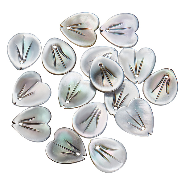 PandaHall AHADERMAKER 16Pcs 2 Styles Natural Black Lip Shell Charms, Mixed Flower Petal Shapes, 11.5~12x10~11x1.5mm, Hole: 0.9~1mm...
PandaHall AHADERMAKER 16Pcs 2 Styles Natural Black Lip Shell Charms, Mixed Flower Petal Shapes, 11.5~12x10~11x1.5mm, Hole: 0.9~1mm...
