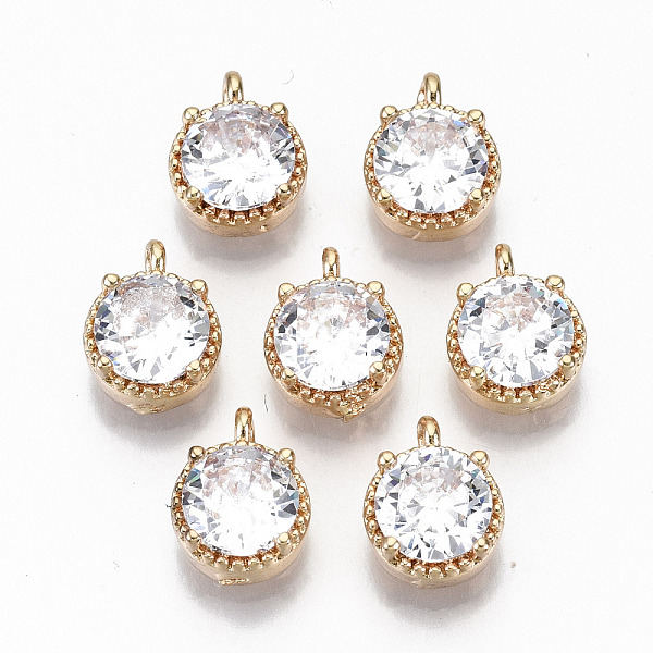 PandaHall Brass Glass Rhinestone Charms, Long-Lasting Plated, Cadmium Free & Lead Free, Flat Round, Light Gold, Crystal, 10x7x4mm, Hole..., Clear
PandaHall Brass Glass Rhinestone Charms, Long-Lasting Plated, Cadmium Free & Lead Free, Flat Round, Light Gold, Crystal, 10x7x4mm, Hole..., Clear