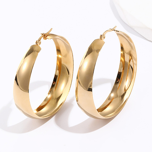 PandaHall Stainless Steel Hoop Earring for Women, Ring, Golden, No Size Stainless Steel Ring
PandaHall Stainless Steel Hoop Earring for Women, Ring, Golden, No Size Stainless Steel Ring